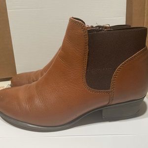 Steve Madden Brown and Tan Ankle High Booties
